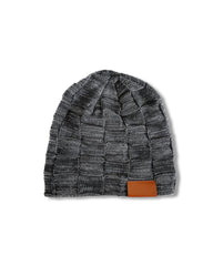 Leeman Headwear One Size / Black Leeman - Fuzzy Lining Slouchy Beanie