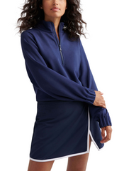 Peter Millar Sweatshirts Peter Millar - Women's Flora Knit Half-Zip Pullover - Navy