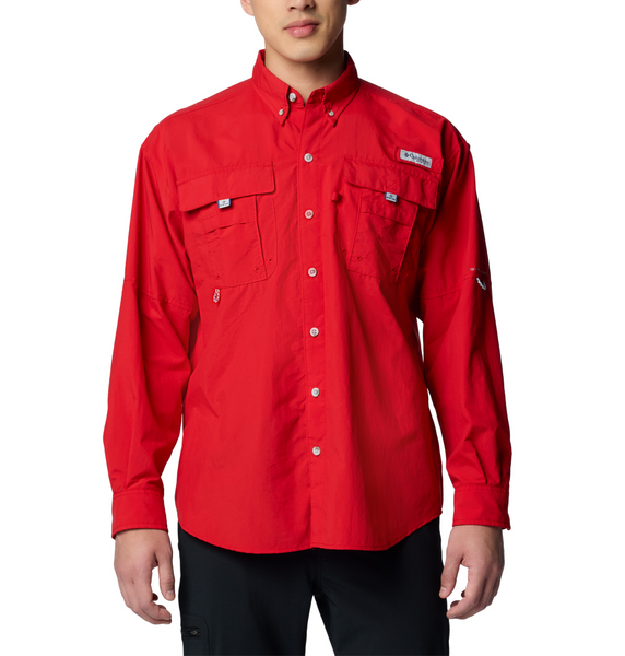 Columbia Woven Shirts S / Red Spark Columbia - Men's PFG Bahama™ II Long Sleeve Shirt