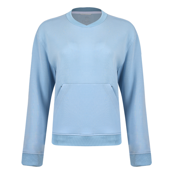 Swannies Golf Sweatshirts XS / Sky Swannies Golf - Women's Margaret Cross Neck Sweatshirt