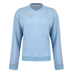 Swannies Golf Sweatshirts XS / Sky Swannies Golf - Women's Margaret Cross Neck Sweatshirt