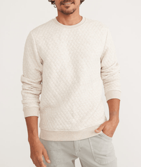 Marine Layer Sweatshirts Marine Layer - Men's Corbet Quilted Crewneck