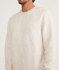 Marine Layer Sweatshirts Marine Layer - Men's Corbet Quilted Crewneck