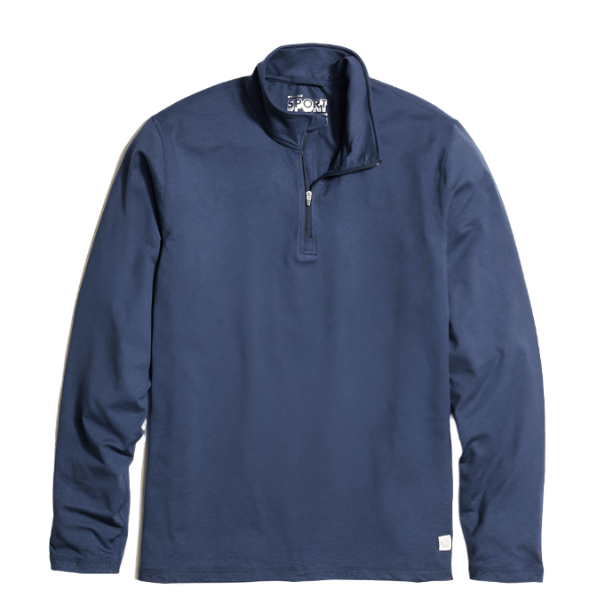 Marine Layer Sweatshirts XS / Navy Marine Layer - Men's Re-pun Sport Quarter-Zip