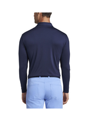 Peter Millar - Men's Performance Long-Sleeve Jersey Polo - Navy