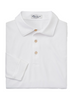 Peter Millar Polos S / White Peter Millar - Men's Performance Long-Sleeve Jersey Polo - White