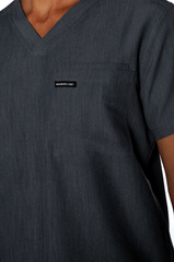 Members Only Scrubs Members Only - Men's Brighton 3-Pocket Scrub Top
