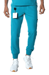 Members Only Scrubs S / Teal Blue Members Only - Men's London Jogger Scrub Pants