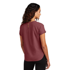 Mercer+Mettle Woven Shirts Mercer+Mettle - Women's Stretch Crepe Crew