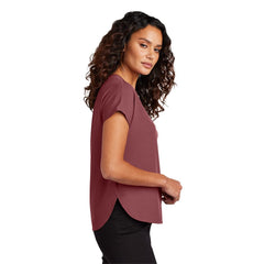 Mercer+Mettle Woven Shirts Mercer+Mettle - Women's Stretch Crepe Crew