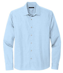 Mercer+Mettle Woven Shirts XS / Air Blue End on End Mercer+Mettle - Men's Long Sleeve Stretch Woven Shirt