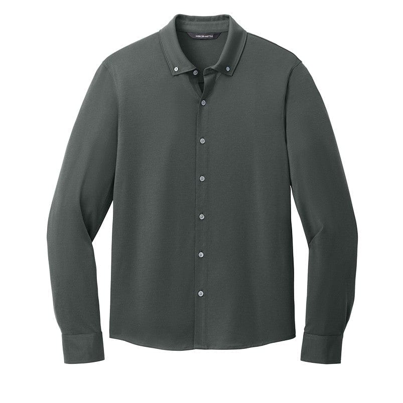 Mercer+Mettle Woven Shirts XS / Anchor Grey Mercer+Mettle - Men's Stretch Jersey Long Sleeve Shirt