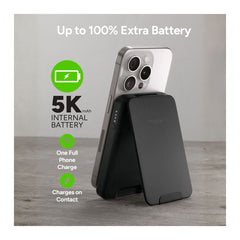 mophie Electronics One Size / White mophie - Snap+5000 mAh Wireless Power Bank w/ Stand