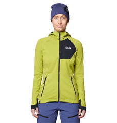 Mountain Hardwear Outerwear XS / Python Green Heather/Black Mountain Hardwear - Women's Polartec® Power Grid™ Full-Zip Hoody