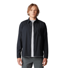 Mountain Hardwear Woven Shirts Black / S Mountain Hardwear - Men's Voyager One™ Long Sleeve Flannel