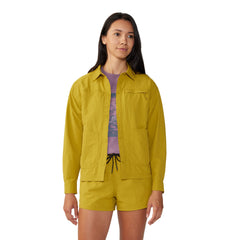 Mountain Hardwear Woven Shirts XS / Dark Citron Mountain Hardwear - Women's Stryder™ Long Sleeve Shirt