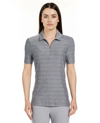 PGA Tour Polos S / Medium Flagstone Heather PGA Tour - Women's Jaspe Airflux Polo w/ Self Collar