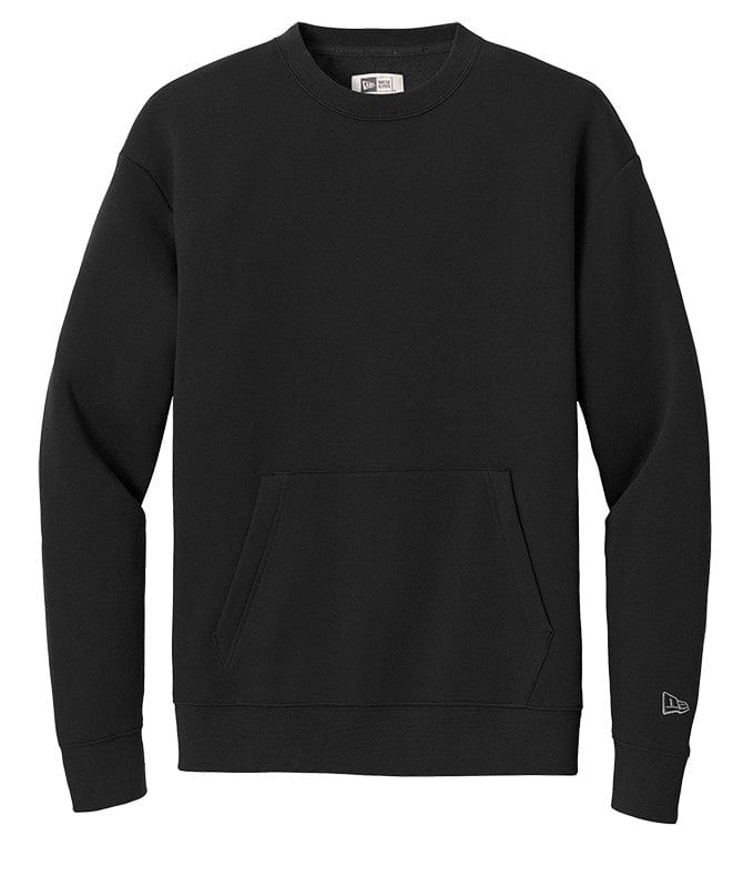 New Era Sweatshirts XS / Black New Era - Men's Heritage Fleece Pocket Crew