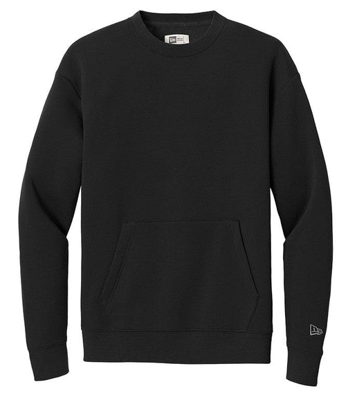 New Era Sweatshirts XS / Black New Era - Men's Heritage Fleece Pocket Crew