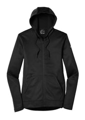 Nike Fleece S / Black Nike - Women's Therma-FIT Full-Zip Fleece Hoodie