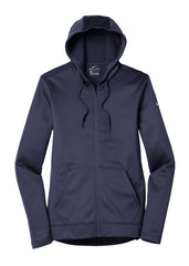 Nike Fleece S / Midnight Navy Nike - Women's Therma-FIT Full-Zip Fleece Hoodie