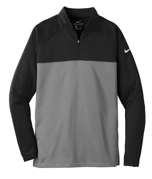 Nike Layering XS / Black/Dark Grey Heather Nike - Men's Therma-FIT 1/2-Zip Fleece