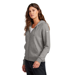 Nike Sweatshirts Nike - Women's Club Fleece Sleeve Swoosh Full-Zip Hoodie