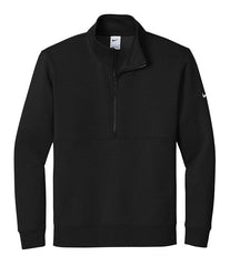 Nike Sweatshirts XS / Black Nike - Men's Club Fleece Sleeve Swoosh 1/2-Zip