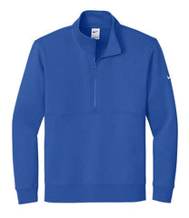 Nike Sweatshirts XS / Game Royal Nike - Men's Club Fleece Sleeve Swoosh 1/2-Zip