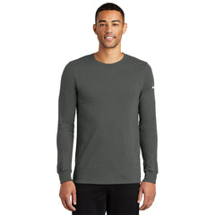 Nike T-shirts Nike - Men's DRI-FIT Cotton/Poly Long Sleeve Tee