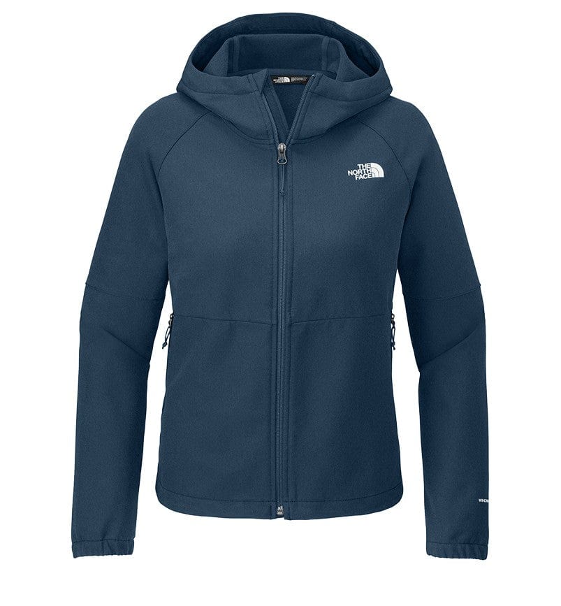 North Face Outerwear S / Shady Blue Dark Heather The North Face - Women's Barr Lake Hooded Soft Shell Jacket