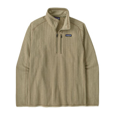Patagonia Fleece XS / Weathered Stone Rib Knit Patagonia - Men's Better Sweater® 1/4-Zip Fleece