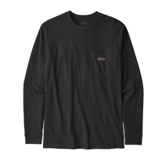 Patagonia T-shirts XS / Black Patagonia - Men's Long Sleeve Work Pocket T-Shirt