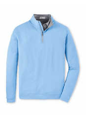 Peter Millar Layering S / Cottage Blue Peter Millar - Men's Perth Stretch Loop Terry Quarter-Zip