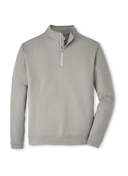 Peter Millar Layering M / Gale Grey Peter Millar - Men's Perth Performance Melange Quarter-Zip - Gale Grey