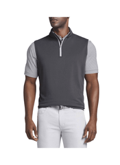 Peter Millar Layering Peter Millar - Men's Galway Performance Quarter-Zip Vest - Iron