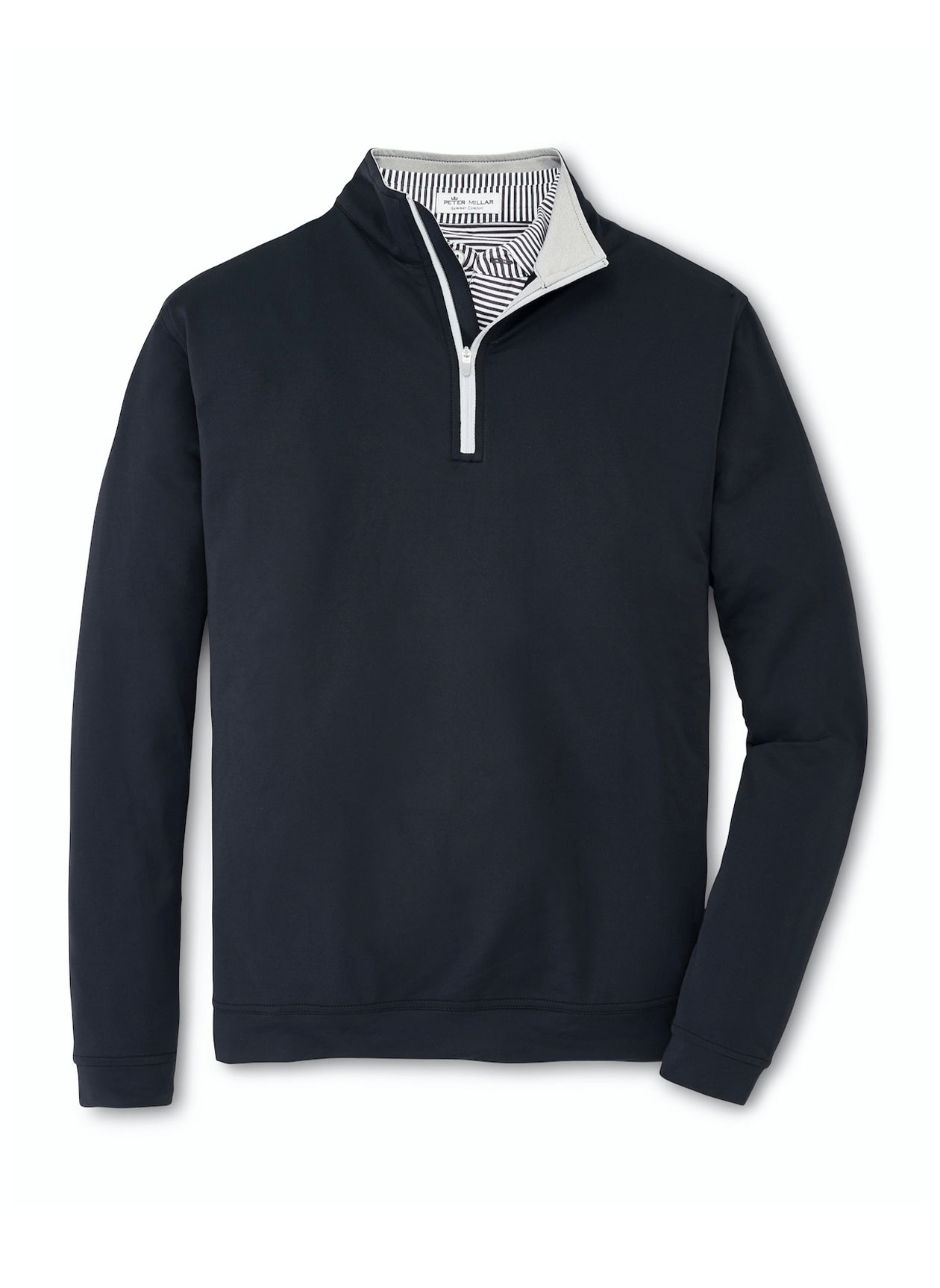 Peter Millar Layering S / Black Peter Millar - Men's Perth Stretch Loop Terry Quarter-Zip