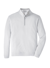 Peter Millar Layering S / British Grey Peter Millar - Men's Perth Stretch Loop Terry Quarter-Zip