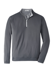 Peter Millar Layering S / Iron Peter Millar - Men's Perth Stretch Loop Terry Quarter-Zip