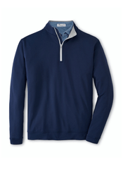 Peter Millar Layering S / Navy Peter Millar - Men's Perth Stretch Loop Terry Quarter-Zip