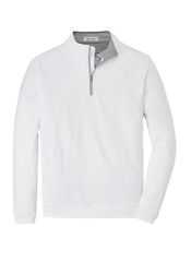 Peter Millar Layering S / White Peter Millar - Men's Perth Stretch Loop Terry Quarter-Zip