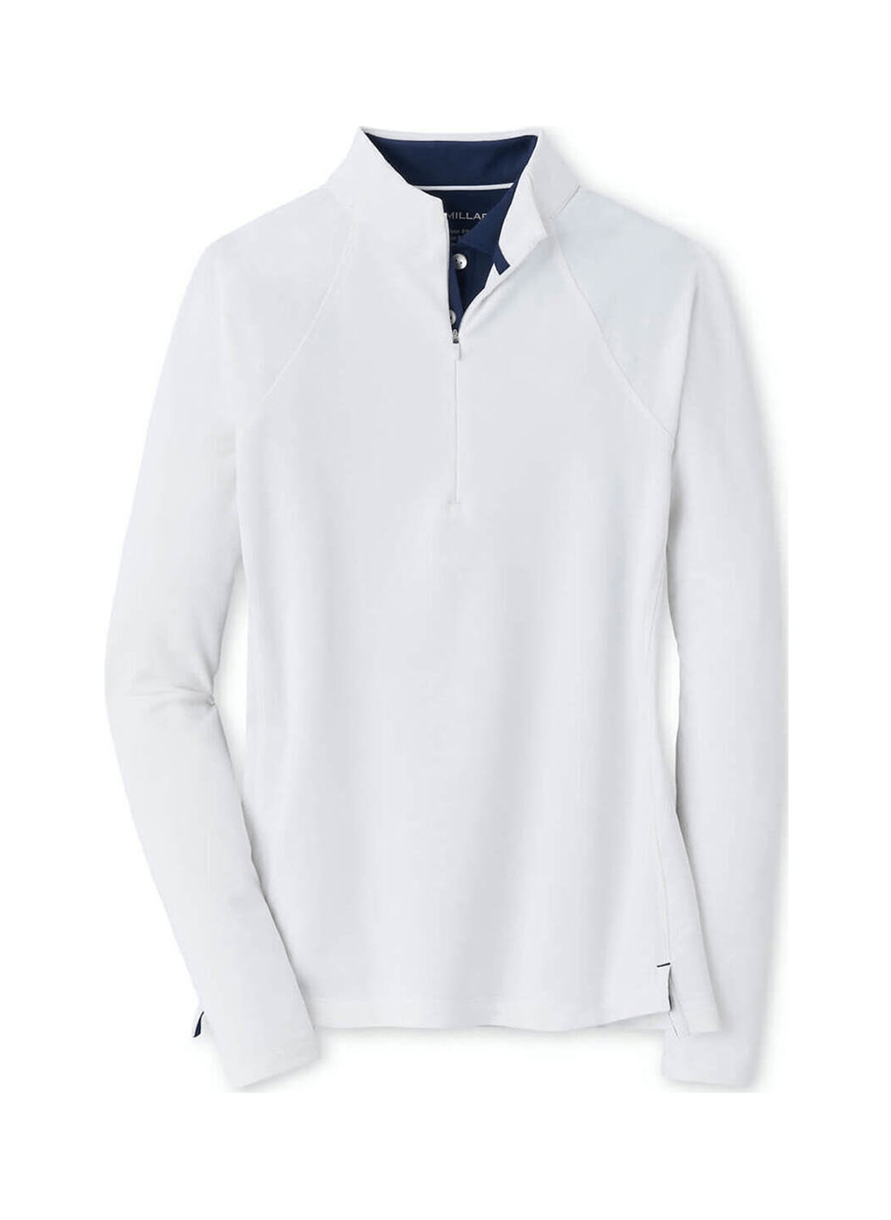 Peter Millar Layering S / White Peter Millar - Women's Raglan Sleeve Perth Layer Quarter-Zip - White