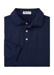 Swift Ship Polos 3-Day Swift Ship: Peter Millar - Men's Performance Long-Sleeve Jersey Polo