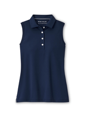 Peter Millar Polos XS / Navy Peter Millar - Women's Banded Sport Mesh Sleeveless Polo