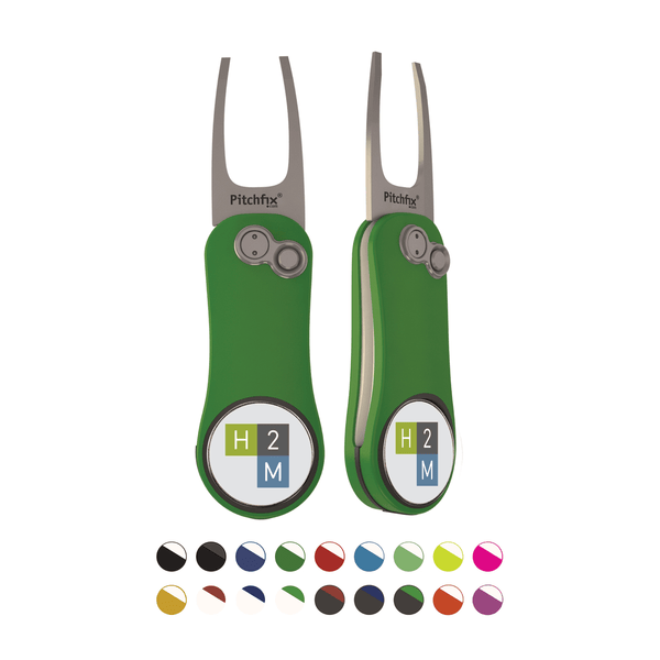 Pitchfix Accessories Pitchfix - Hybrid 2.0 Golf Divot Tool w/ Custom Ball Marker