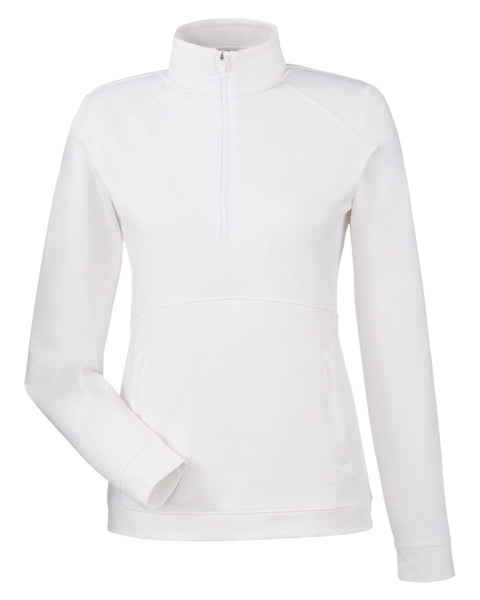 Puma Golf Layering S / Bright White Puma - Women's Cloudspun Rockaway Quarter-Zip