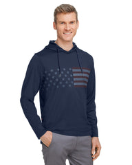 Puma Golf Sweatshirts Puma - Men's Volition Striped Hooded Pullover