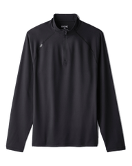 Rhone Layering S / Black Rhone - Men's Session 1/4-Zip