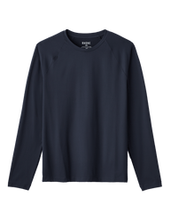 Rhone T-shirts S / Black Rhone - Men's Reign Long Sleeve Crew