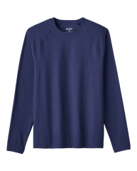 Rhone T-shirts S / Midnight Heather Rhone - Men's Reign Long Sleeve Crew